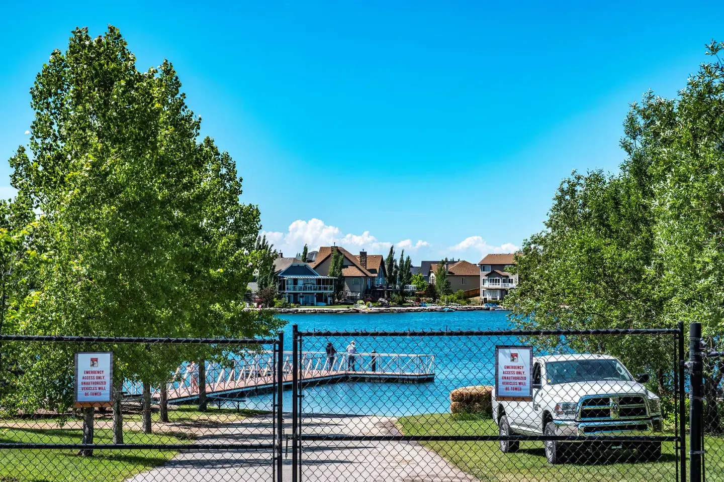 Auburn Bay community in Calgary