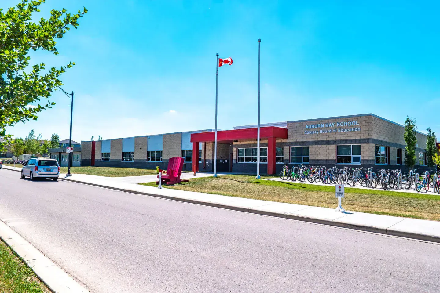 Auburn Bay community in Calgary