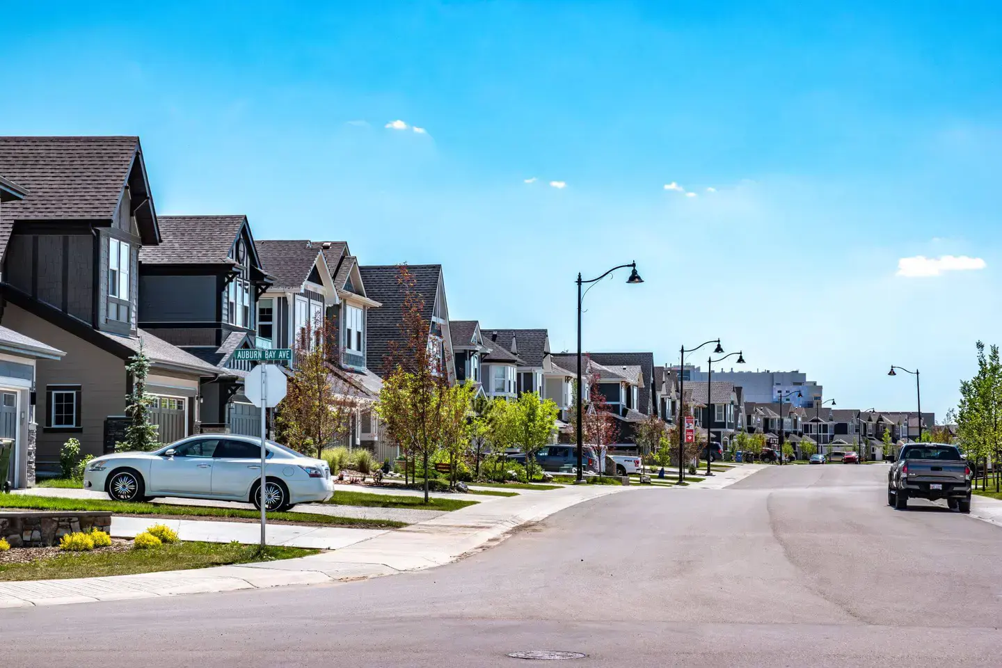 Auburn Bay community in Calgary
